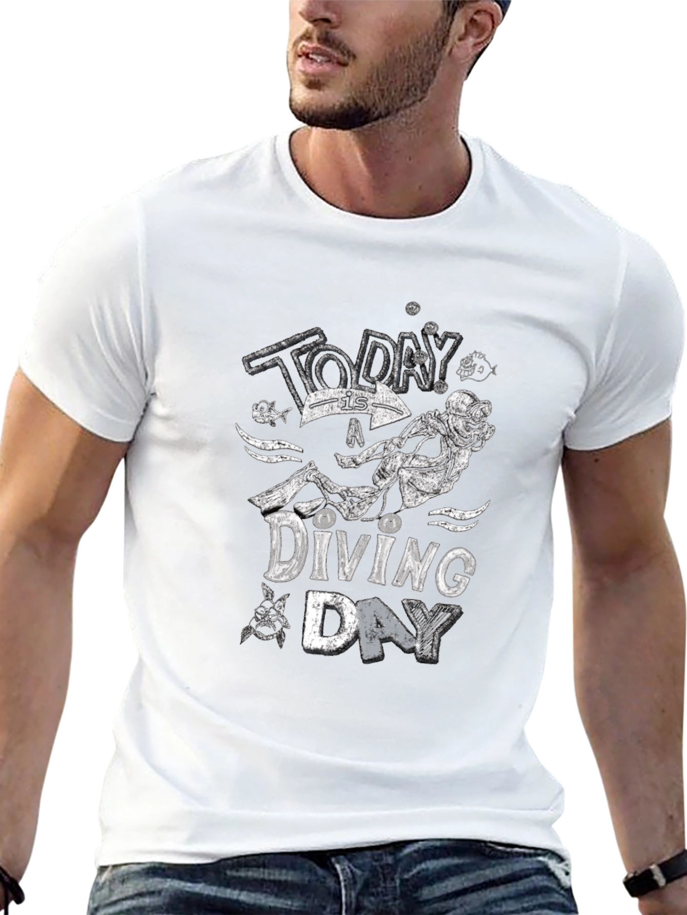 Today is a Diving Day Graphic T-Shirt