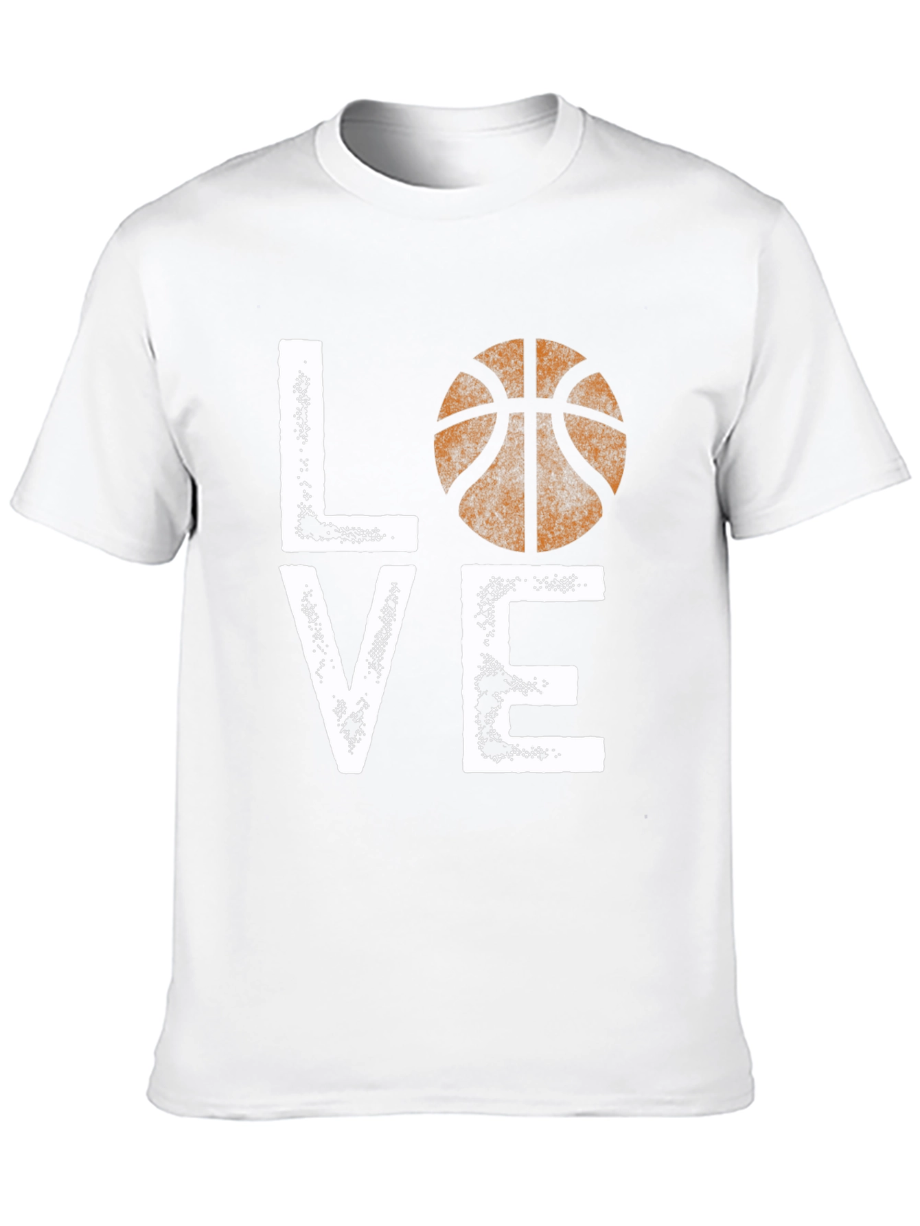 Basketball Love T-Shirt - Graphic Print Tee