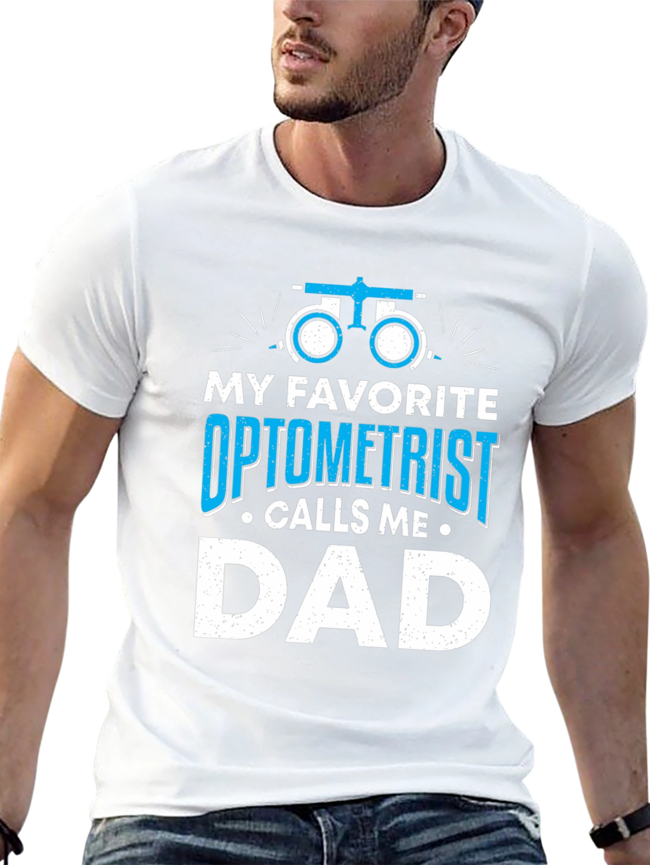 Optometrist Dad T-Shirt: Fathers Day Gift