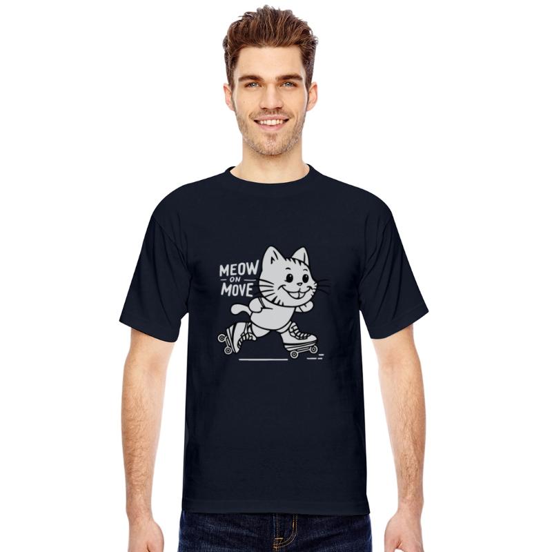 Cute Cat Rollerblading Summer Gift