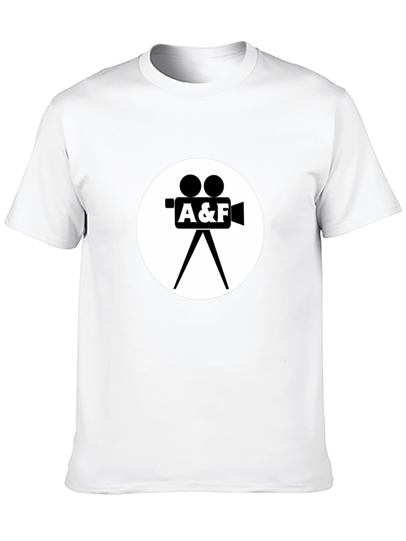 A&F Camera Graphic Black T-Shirt