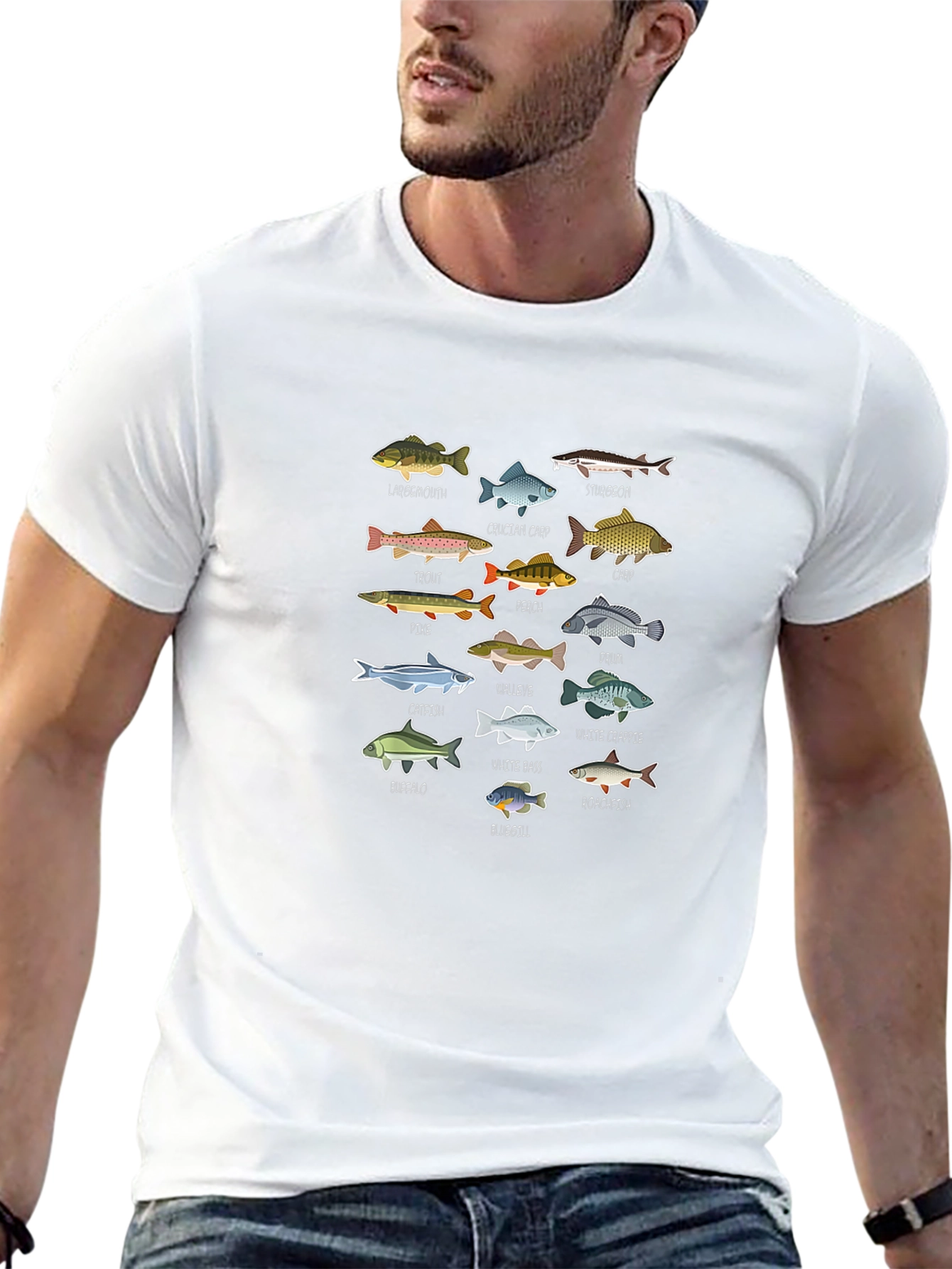 Fish Species T-Shirt: Anglers Delight