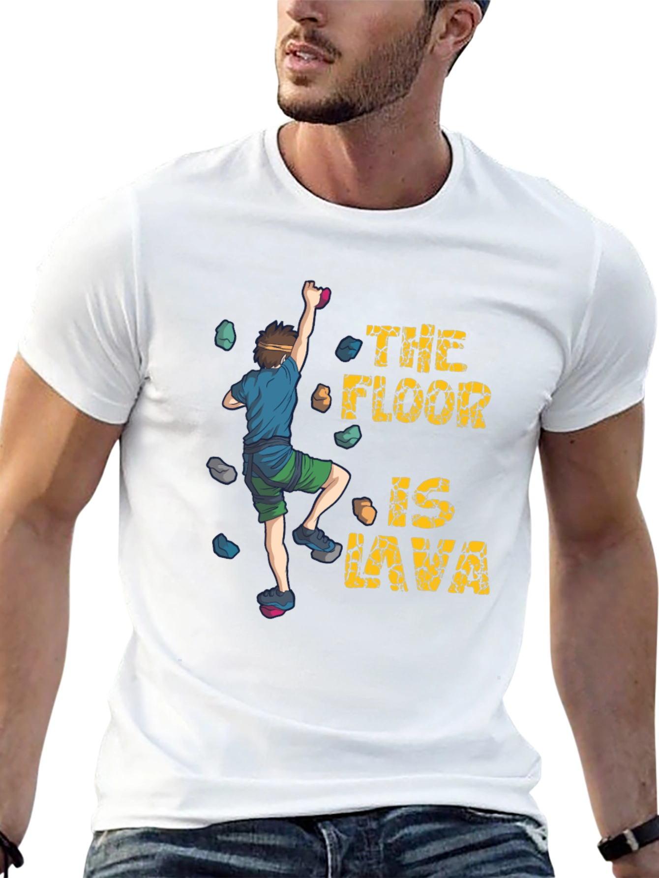 The Floor is Lava Climbing T-Shirt