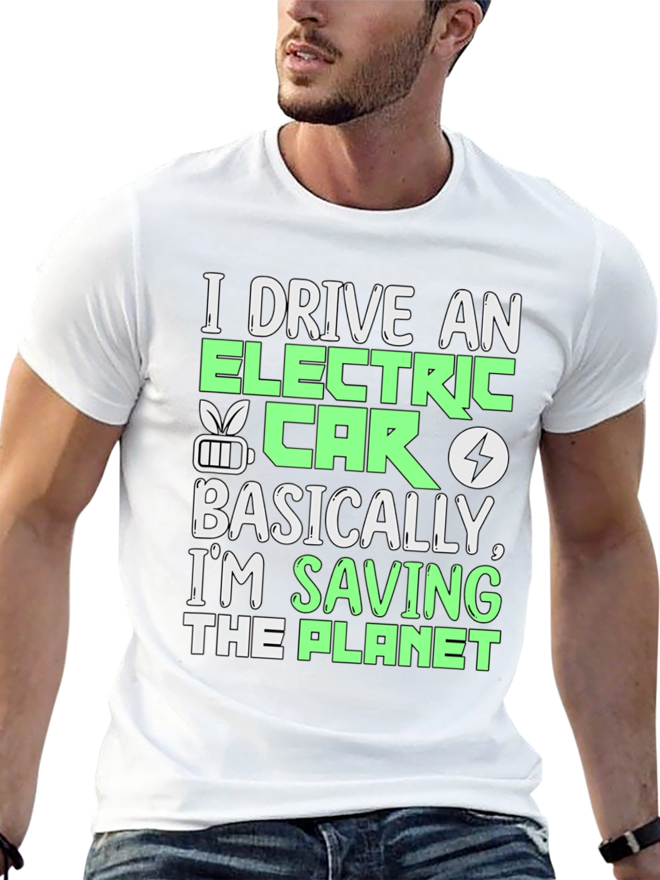 I Drive an Electric Car T-Shirt