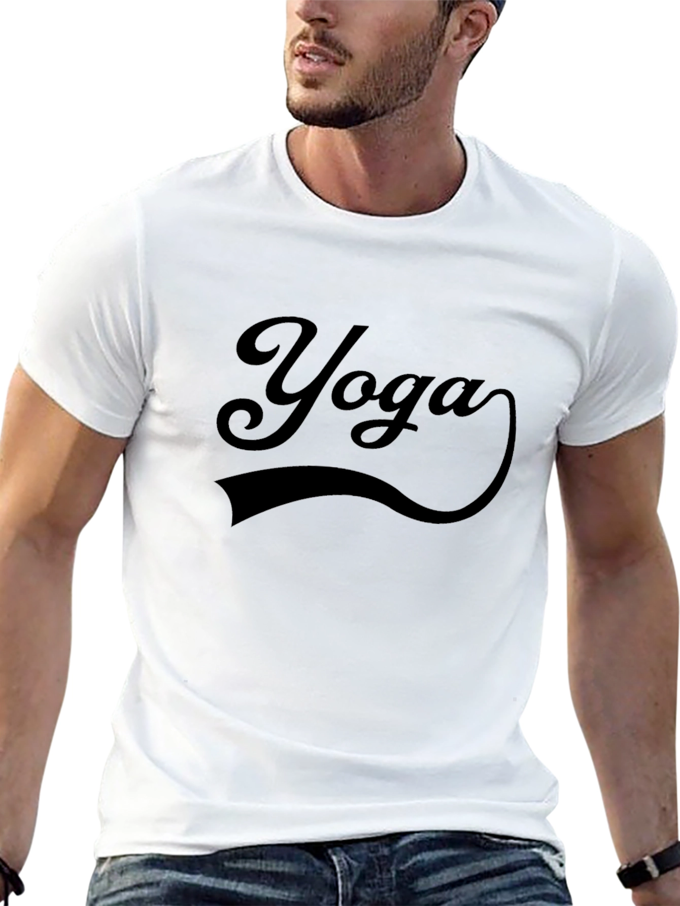 Yoga Graphic Print T-Shirt