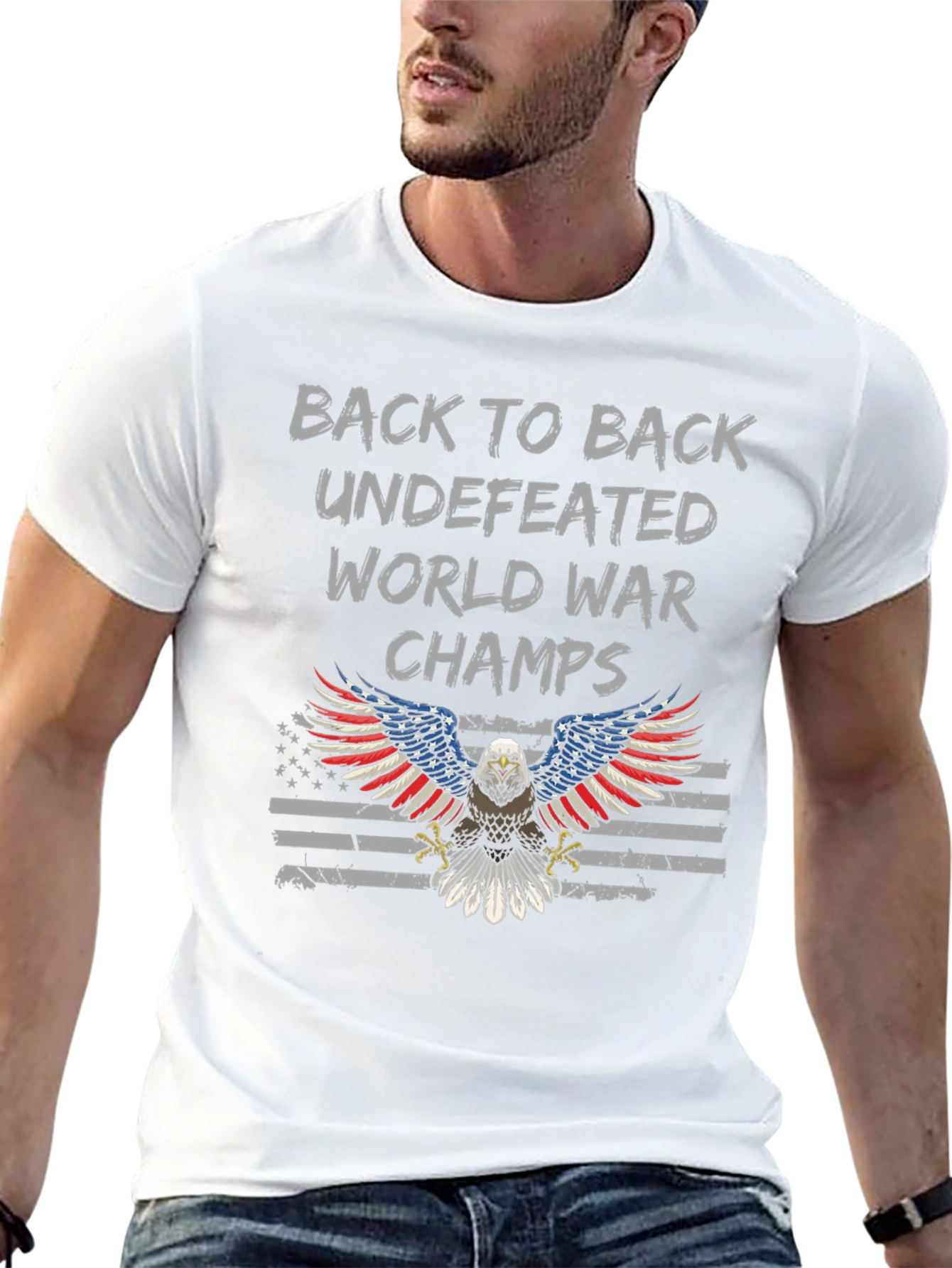 Undefeated World War Champs Eagle T-Shirt