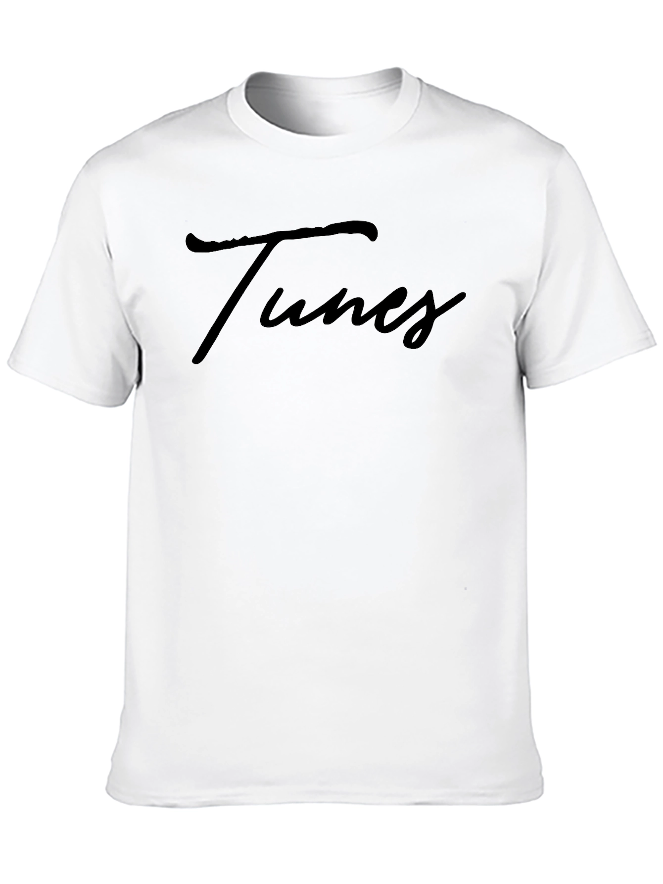 Tunes Graphic Tee - Soft Black Cotton T-Shirt