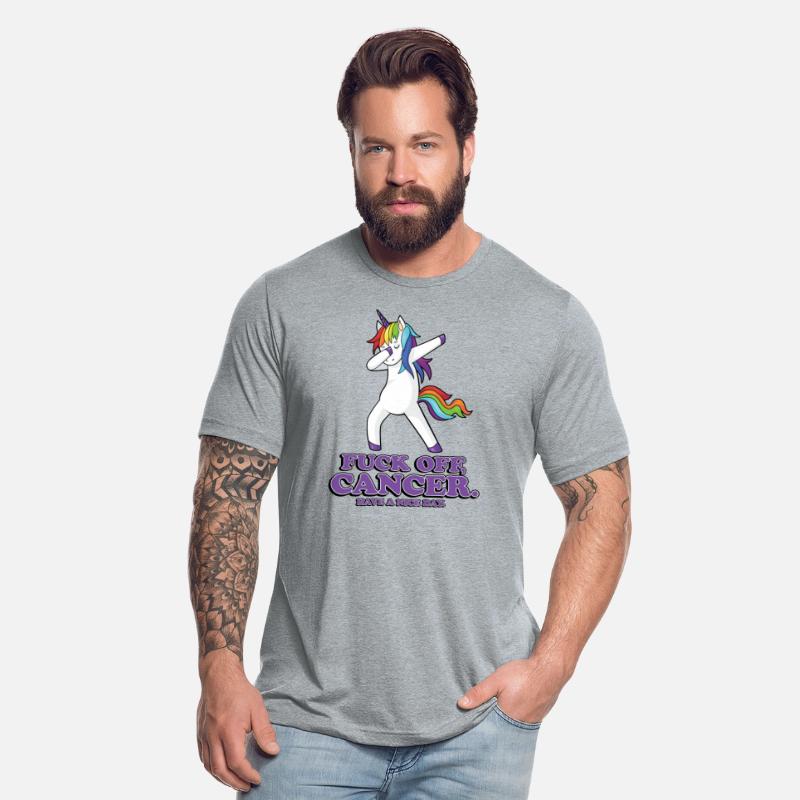 Fuck Off Cancer Have a Nice Day Dabbing Unicorn