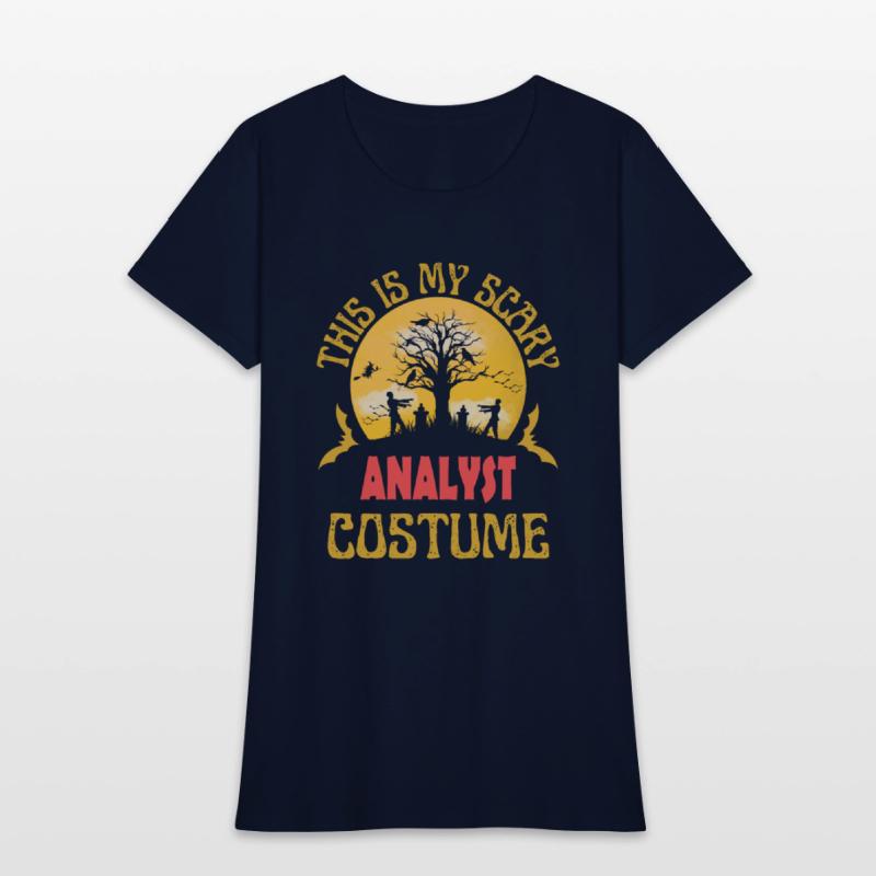 Funny and scary ANALYST costume for Halloween