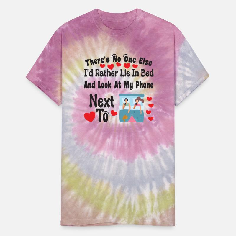 Funny Sarcastic Valentines Day Lie In Bed On Phone