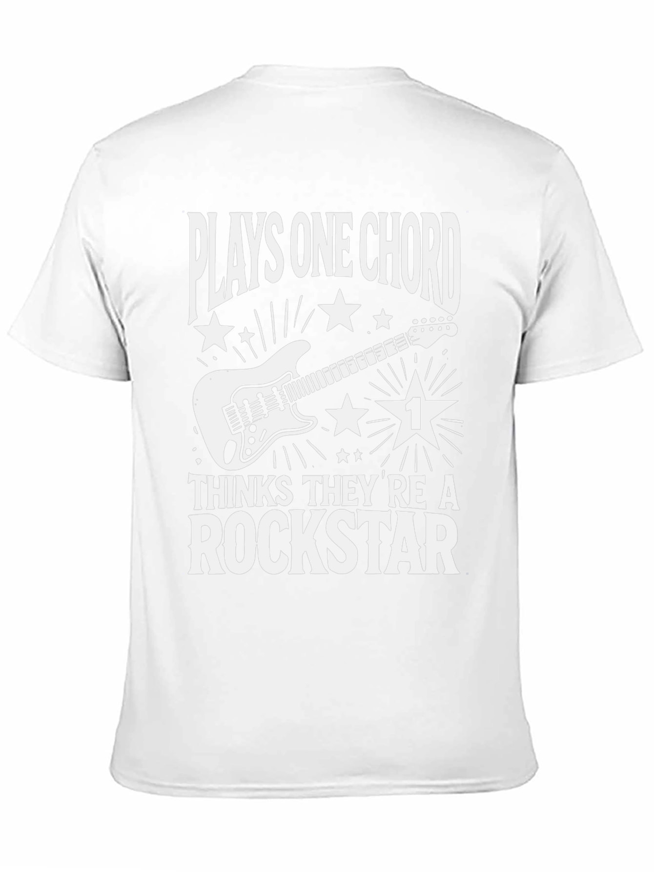 Plays One Chord Guitar Graphic T-Shirt