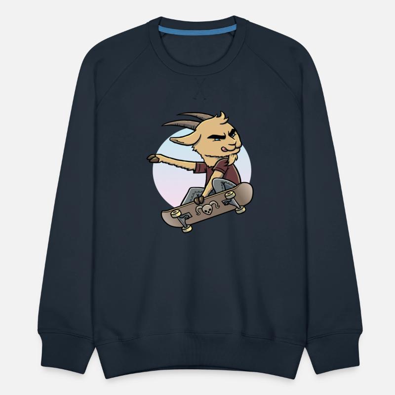 Goat On A Skateboard Skateboarding