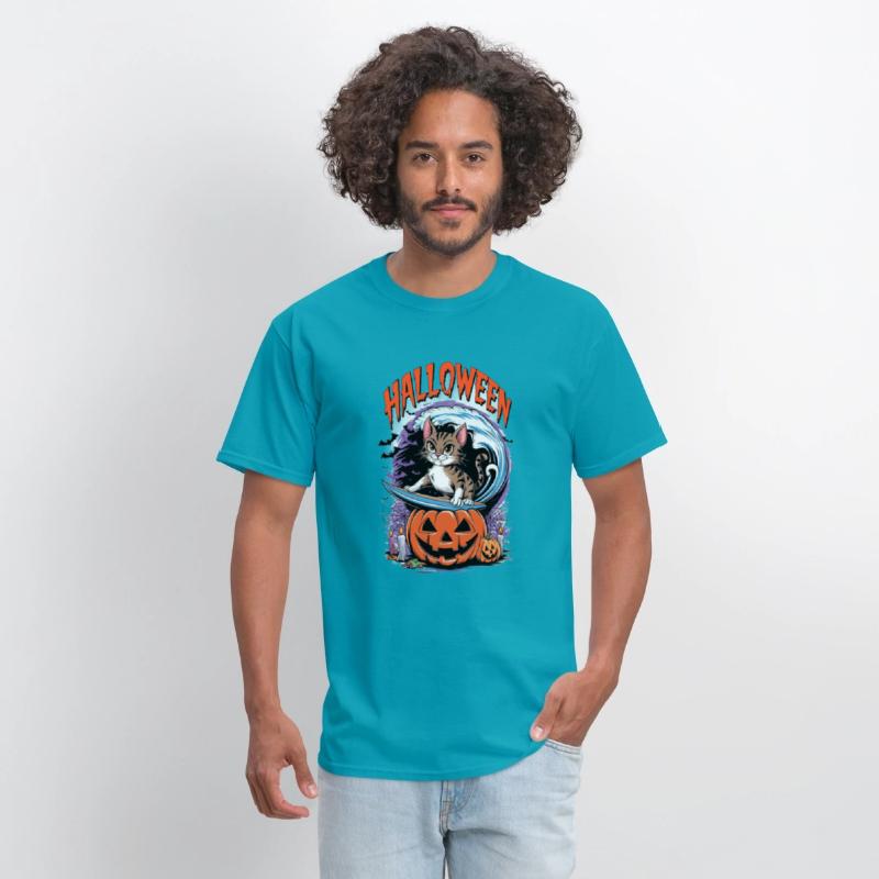 Halloween Surfer Cat Adventure