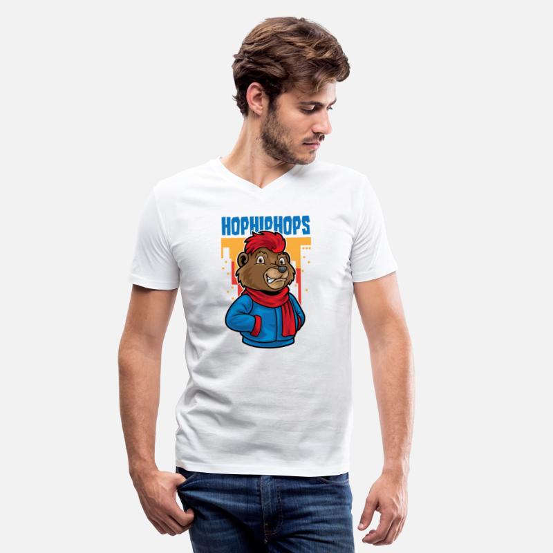 Hip Hop Bear Bear Funky Urban Cartoon Illustration