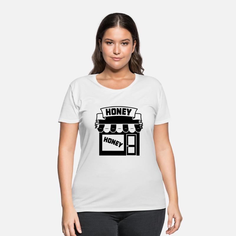 Honey shop logo with text 'HONEY'