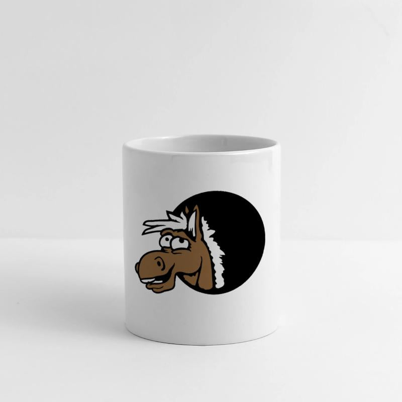 Horse Laughs Funny Hole Witty Grimace Cartoon Fun