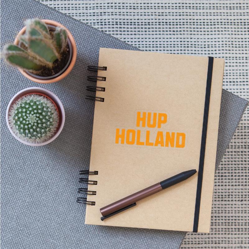 Hup Holland (orange text)