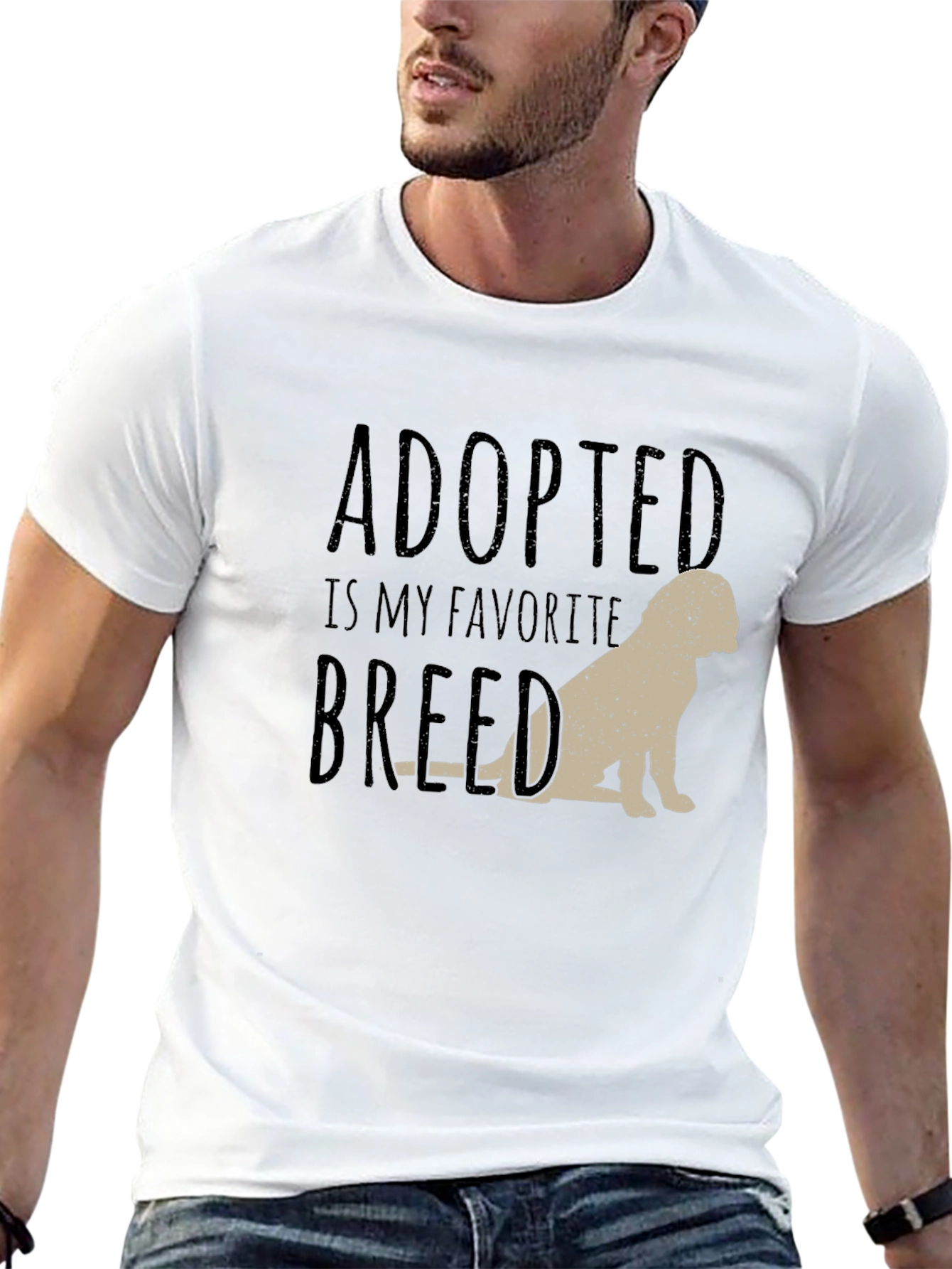 Adopted is My Favorite Breed Graphic T-Shirt
