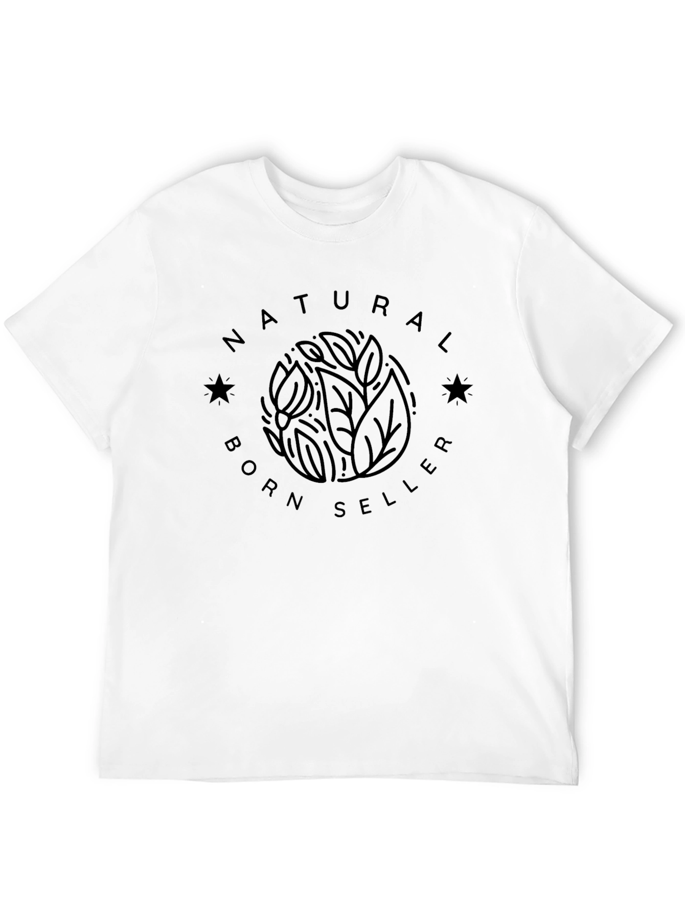 Natural Born Seller Black T-Shirt