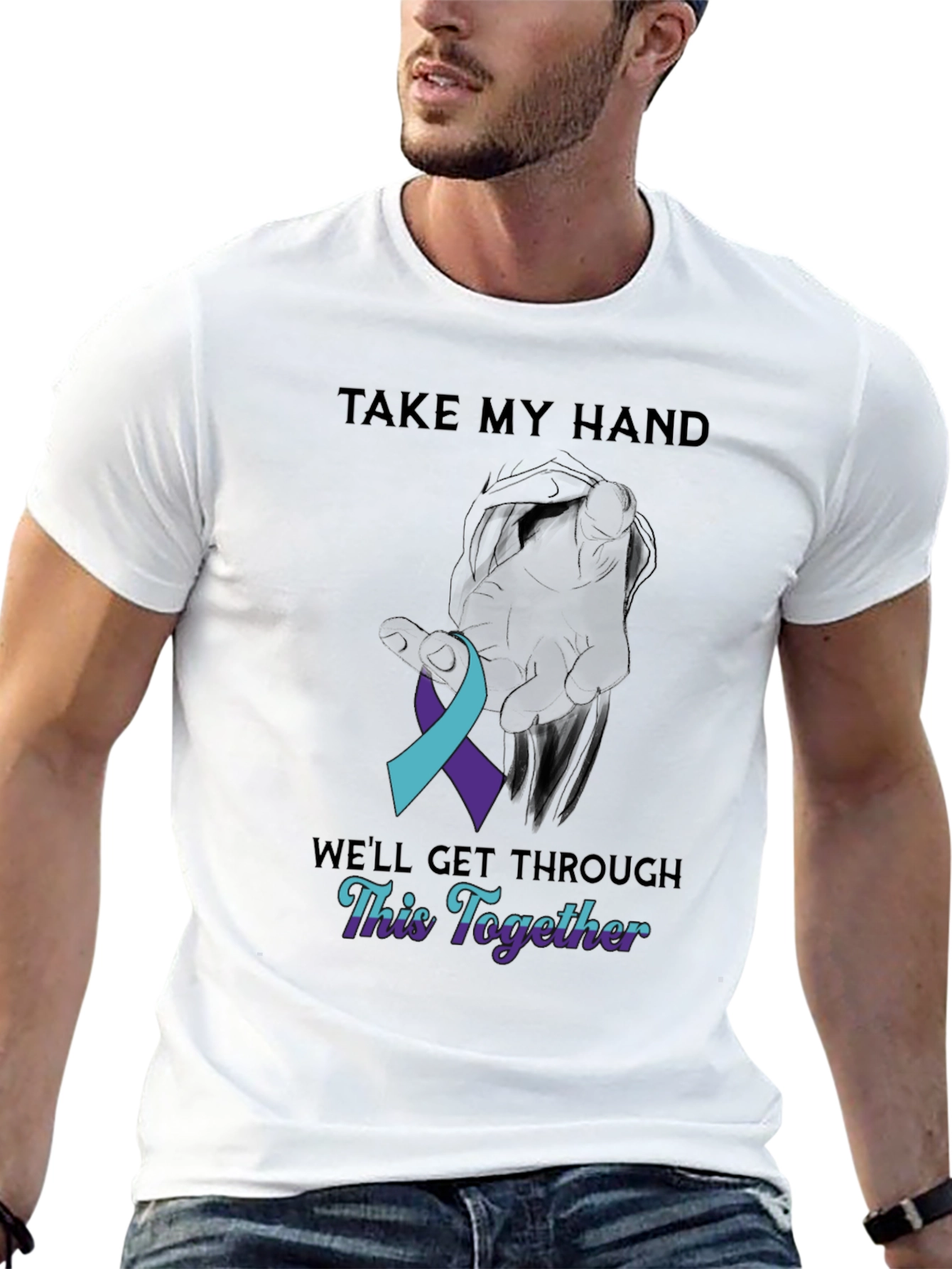 Take My Hand T-Shirt Suicide Prevention