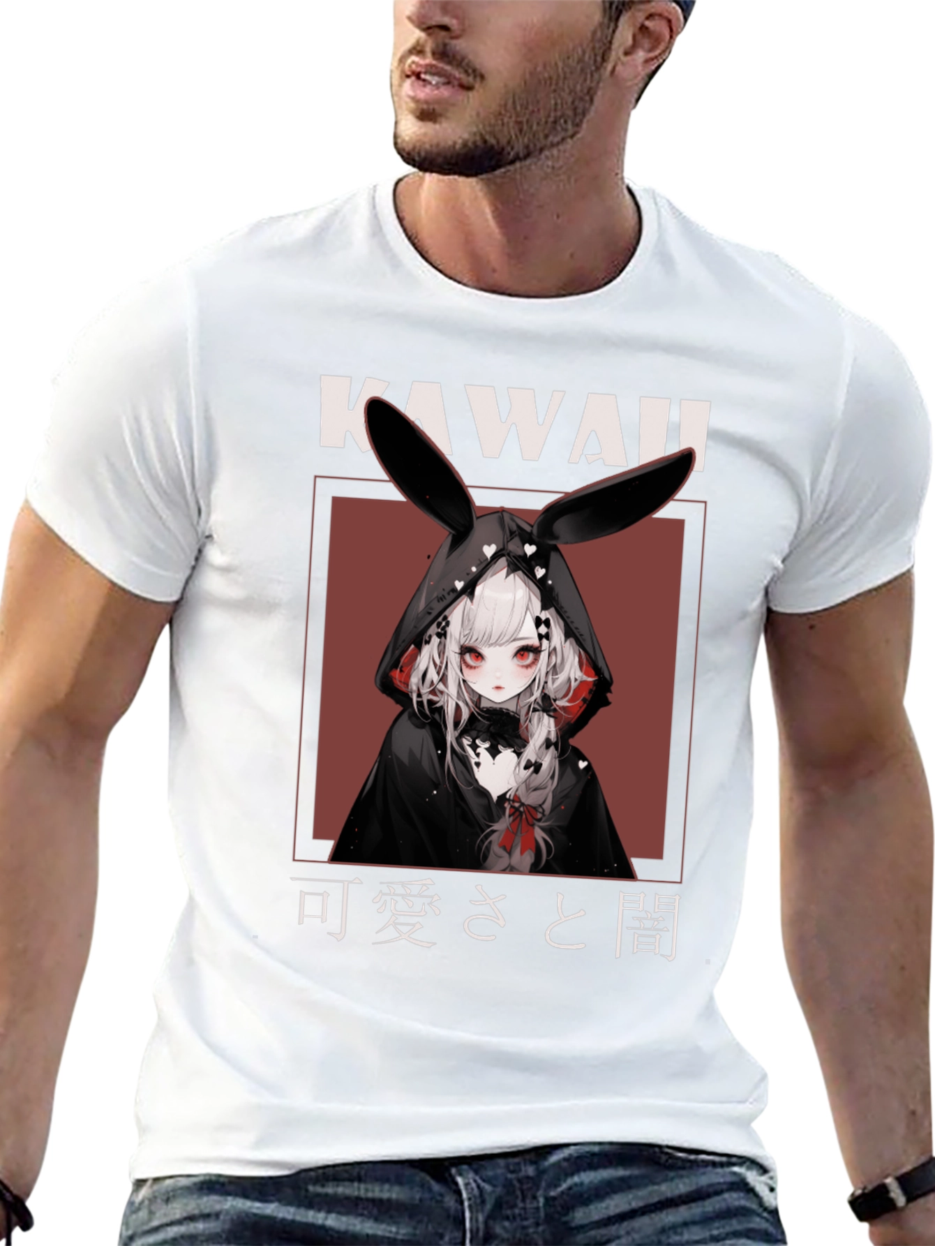 Kawaii Anime Girl Graphic Tee