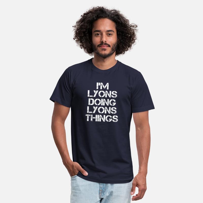 Lyons Name T Shirt - Doing Lyons Things Name Gift