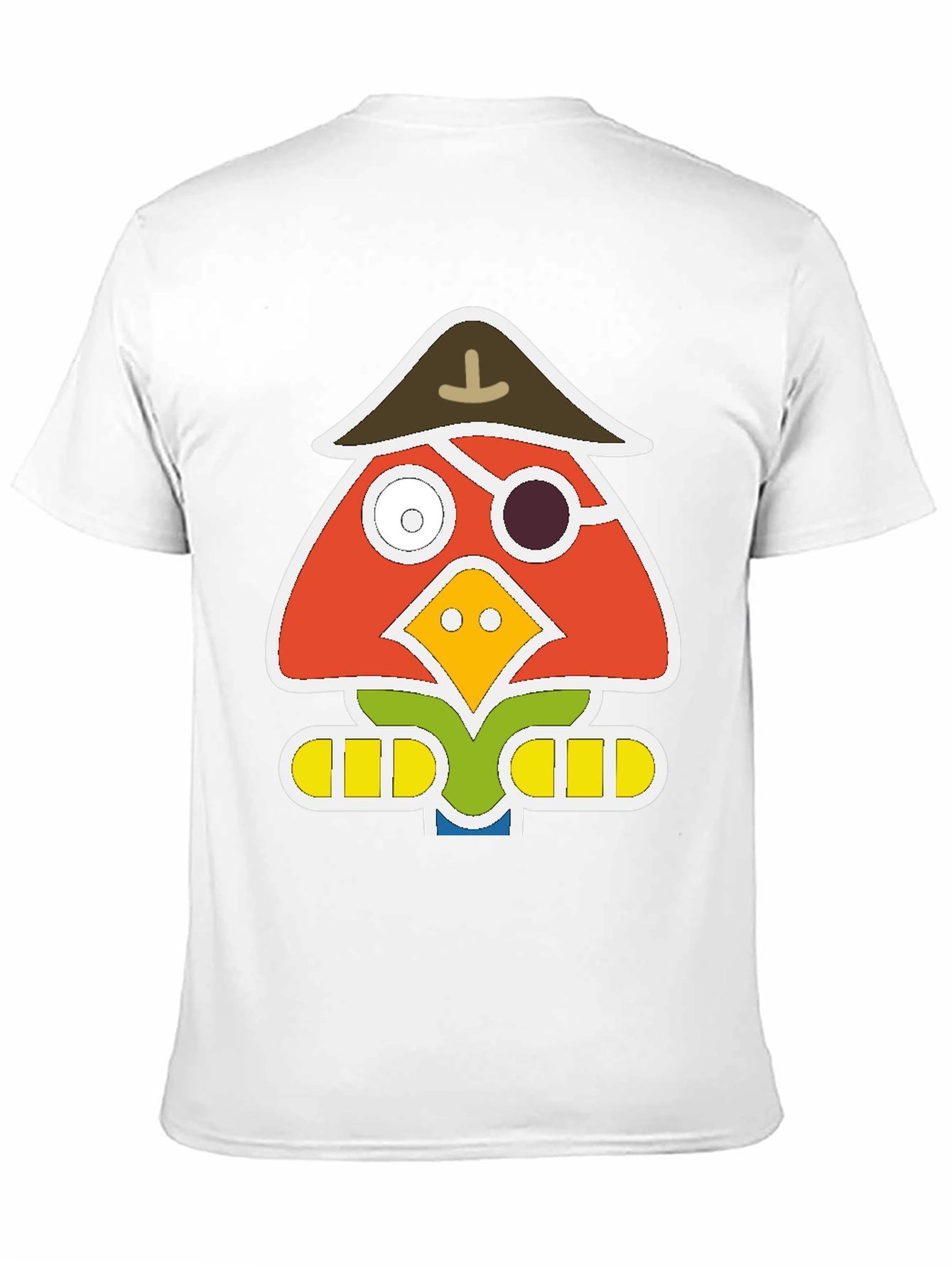 Pirate Bird Graphic T-Shirt - Unique Animal Tee
