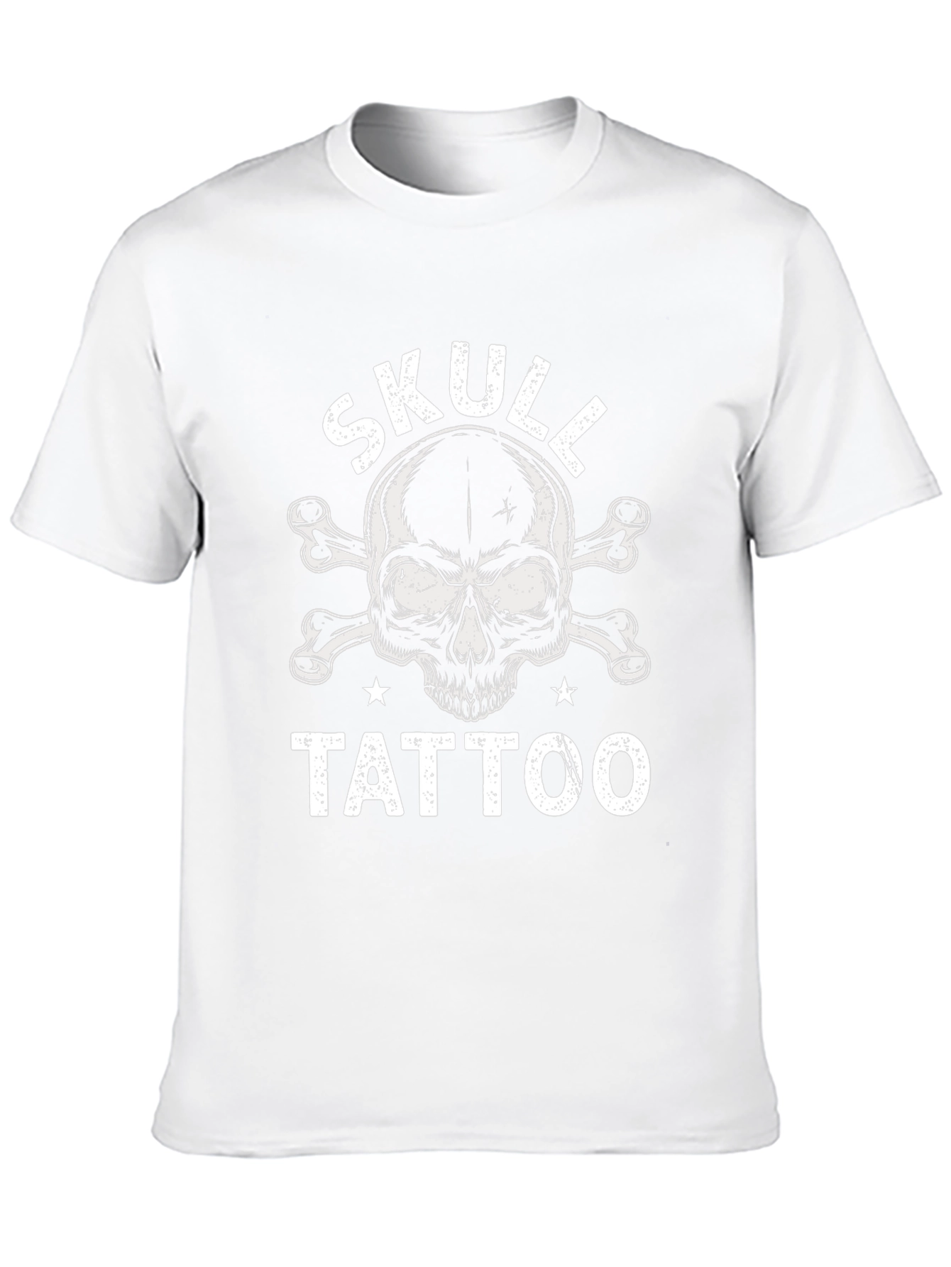 Skull Tattoo Graphic Black T-Shirt