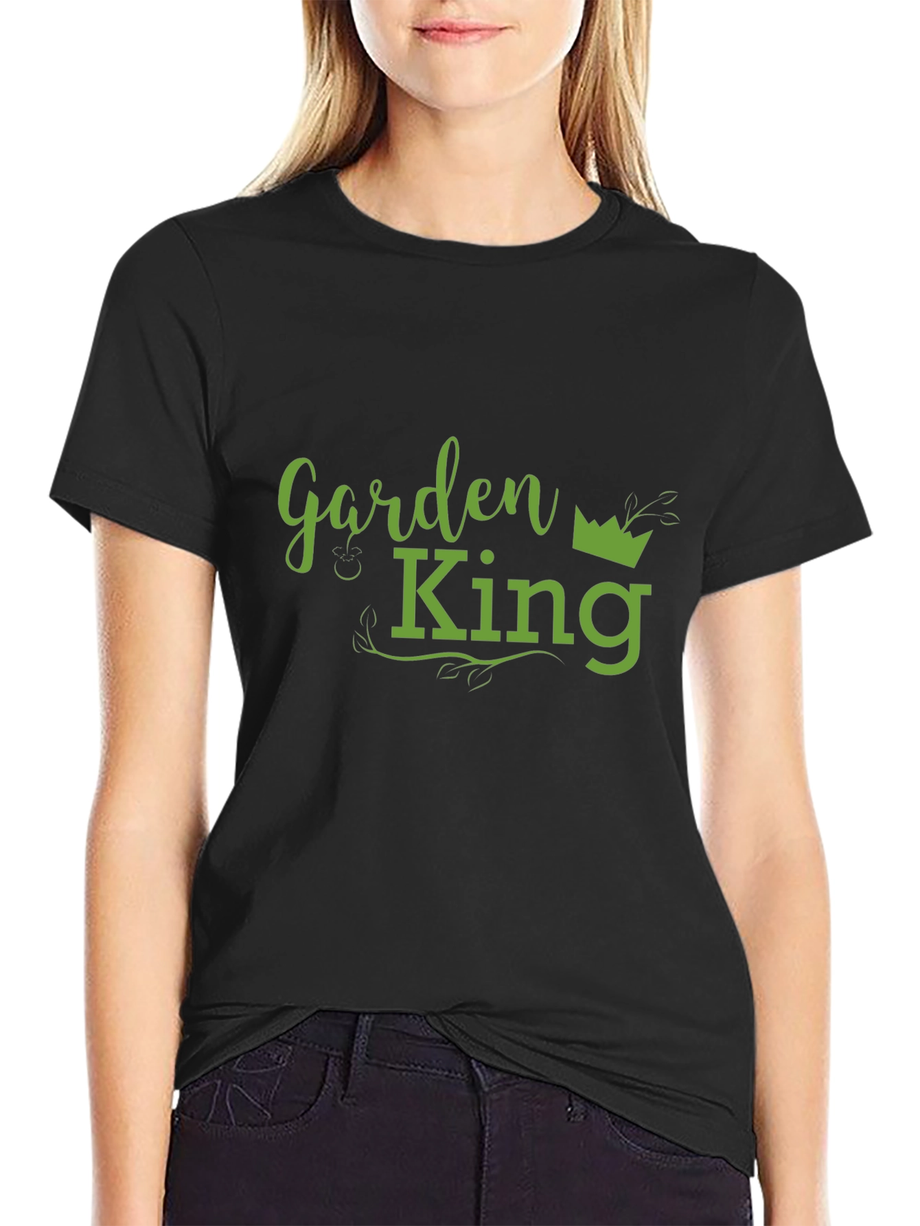 Garden King Mens Black T-Shirt