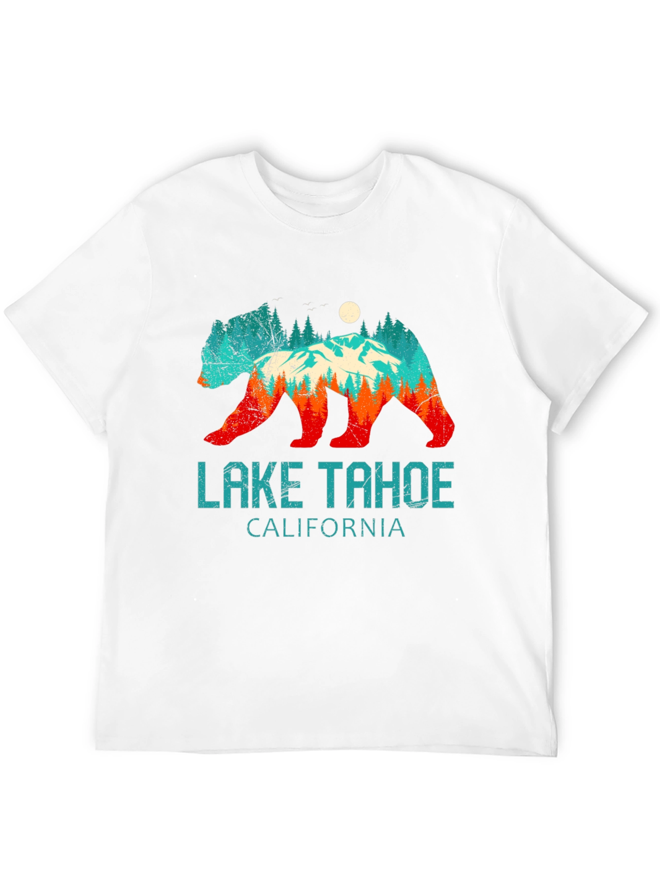 Lake Tahoe California Bear Graphic Tee