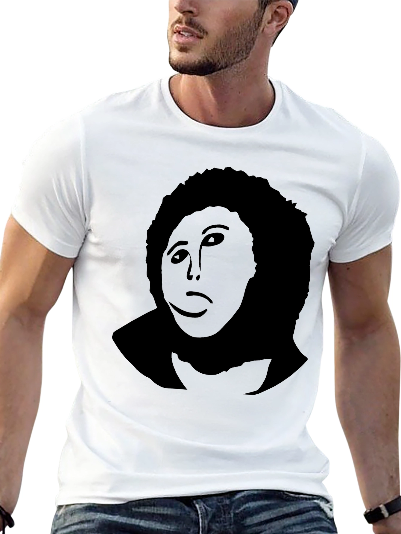Retro Silhouette Black T-Shirt