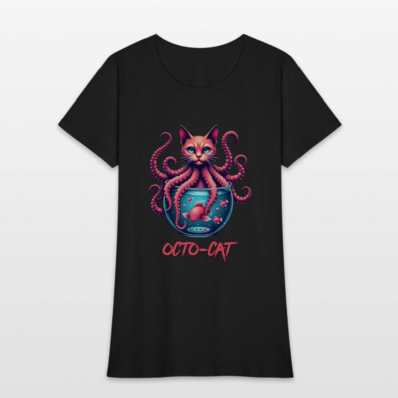 Octo-Cat Creepy Cute Hybrid Monster Design
