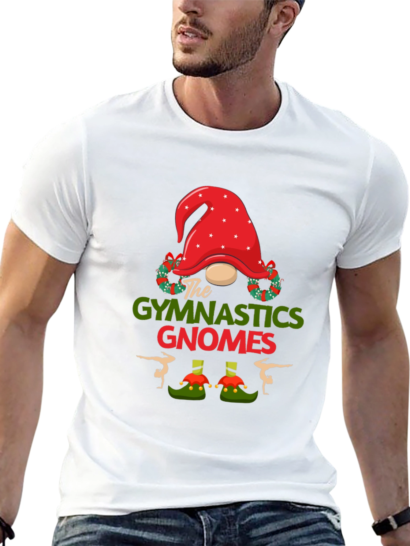 Gymnastics Gnomes Christmas T-Shirt