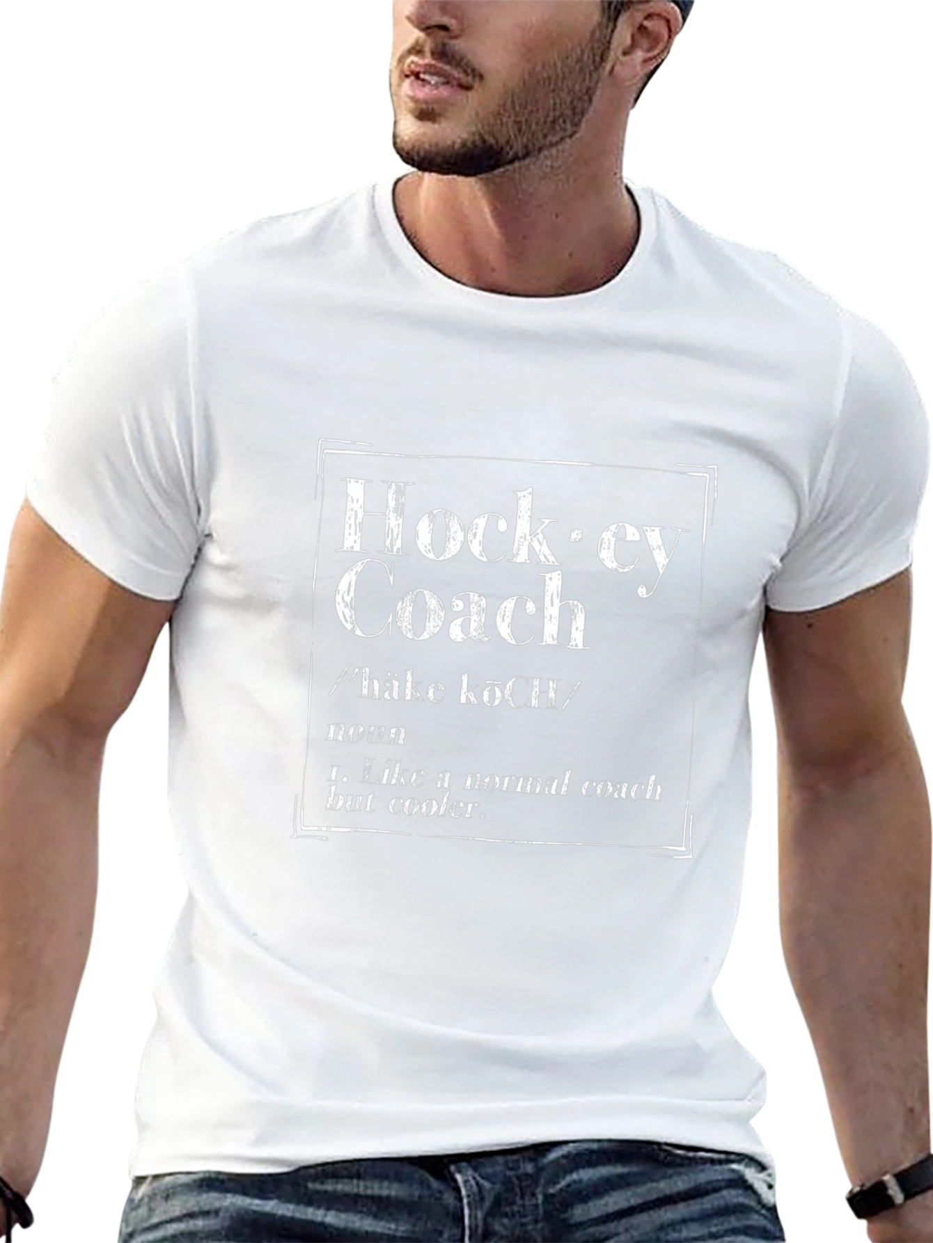 Hockey Coach Definition T-Shirt Cool Coach Tee