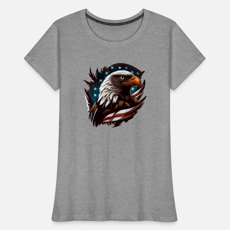 Patriotic Eagle and Flag