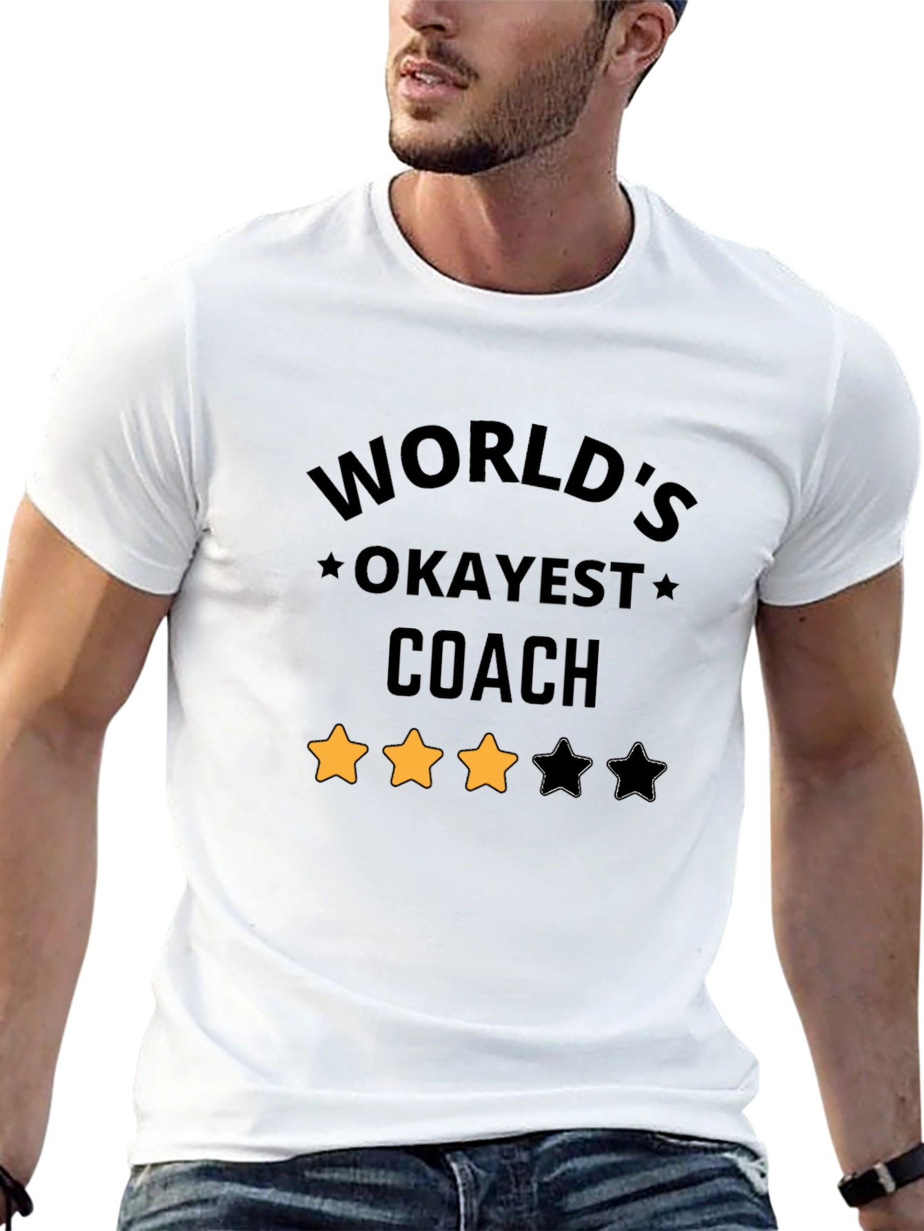 Worlds Okayest Coach Graphic T-Shirt