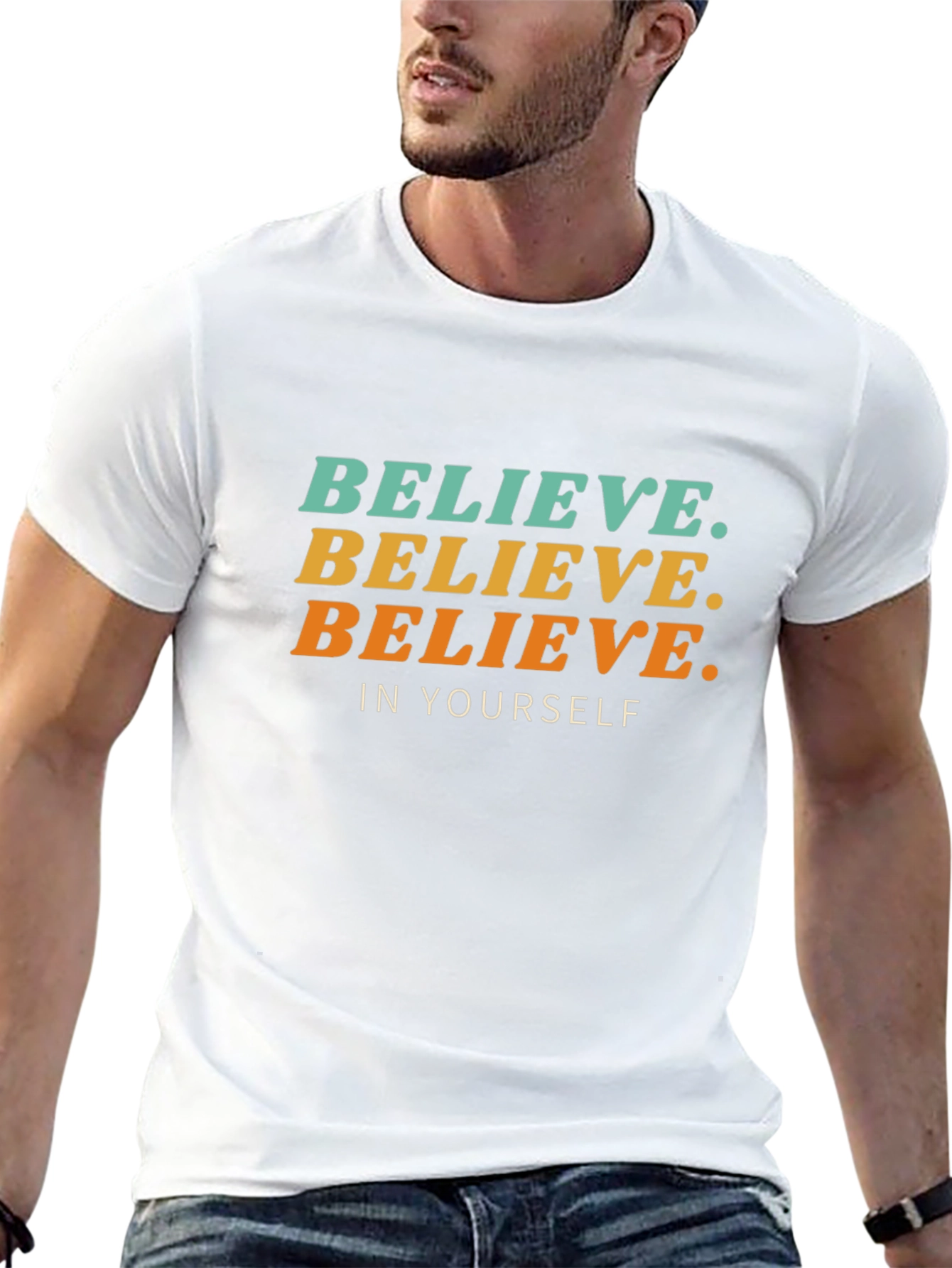 Believe In Yourself Black T-Shirt