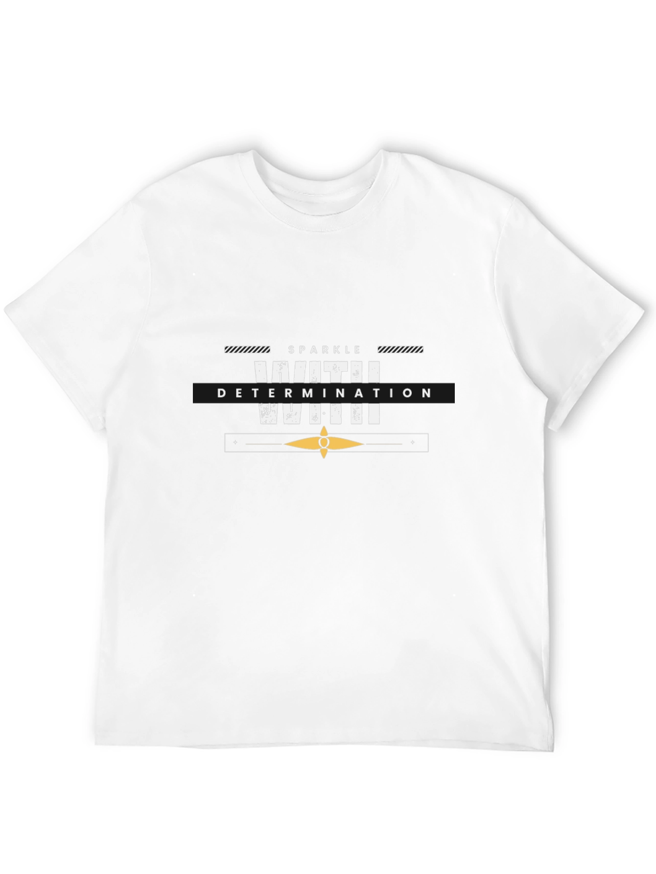 Sparkle Determination Graphic Print T-Shirt