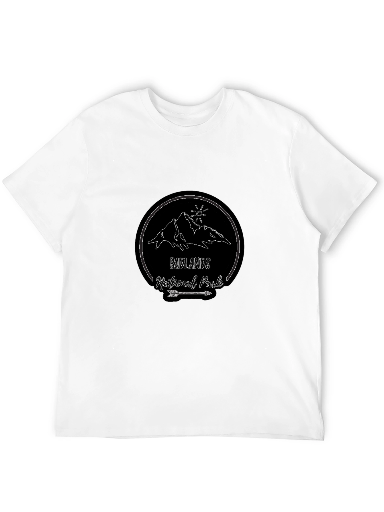 Badlands National Park Black T-Shirt