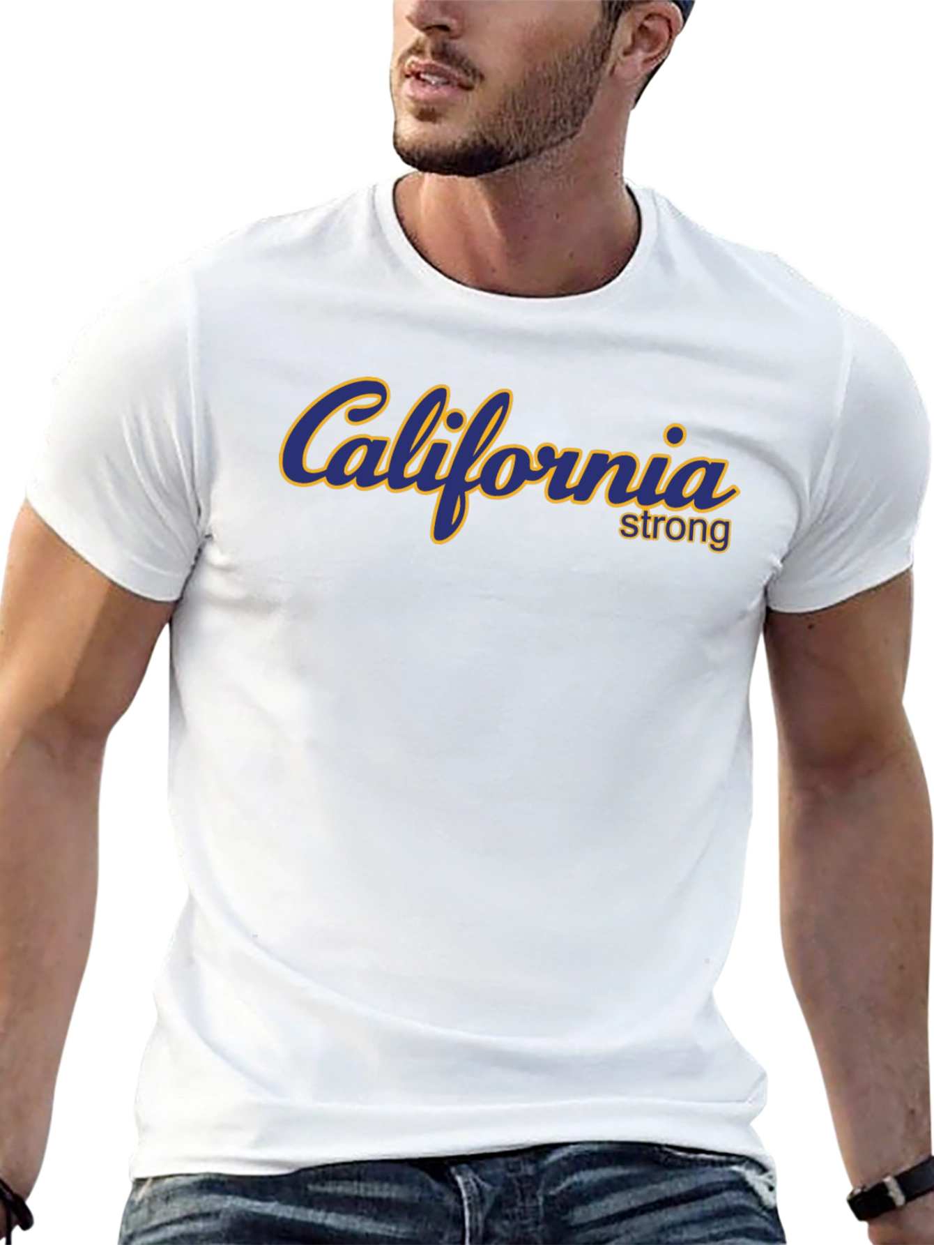 California Strong Graphic T-Shirt - Black