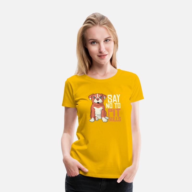 Say No To Pit Bulls Funny Pit Bull T Shirt