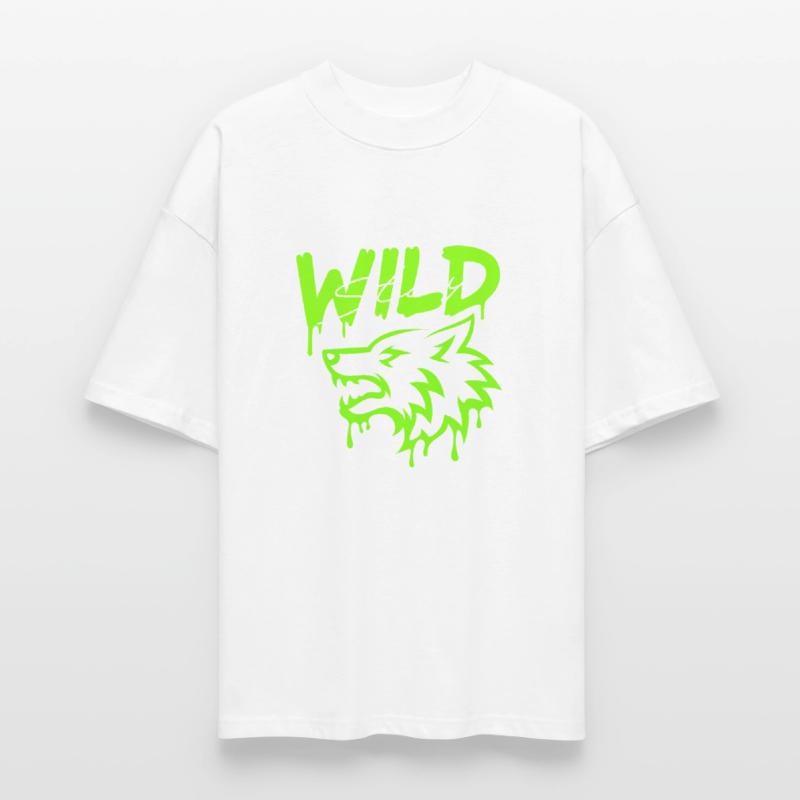 Stay Wild Wolf - Bold Urban Street Art Graphic