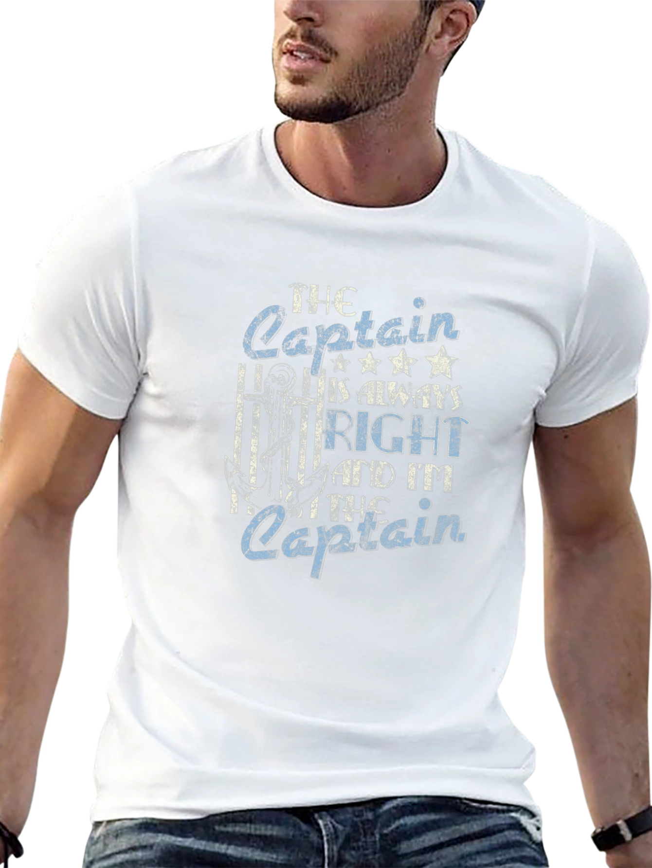 The Captain is Always Right Graphic T-Shirt