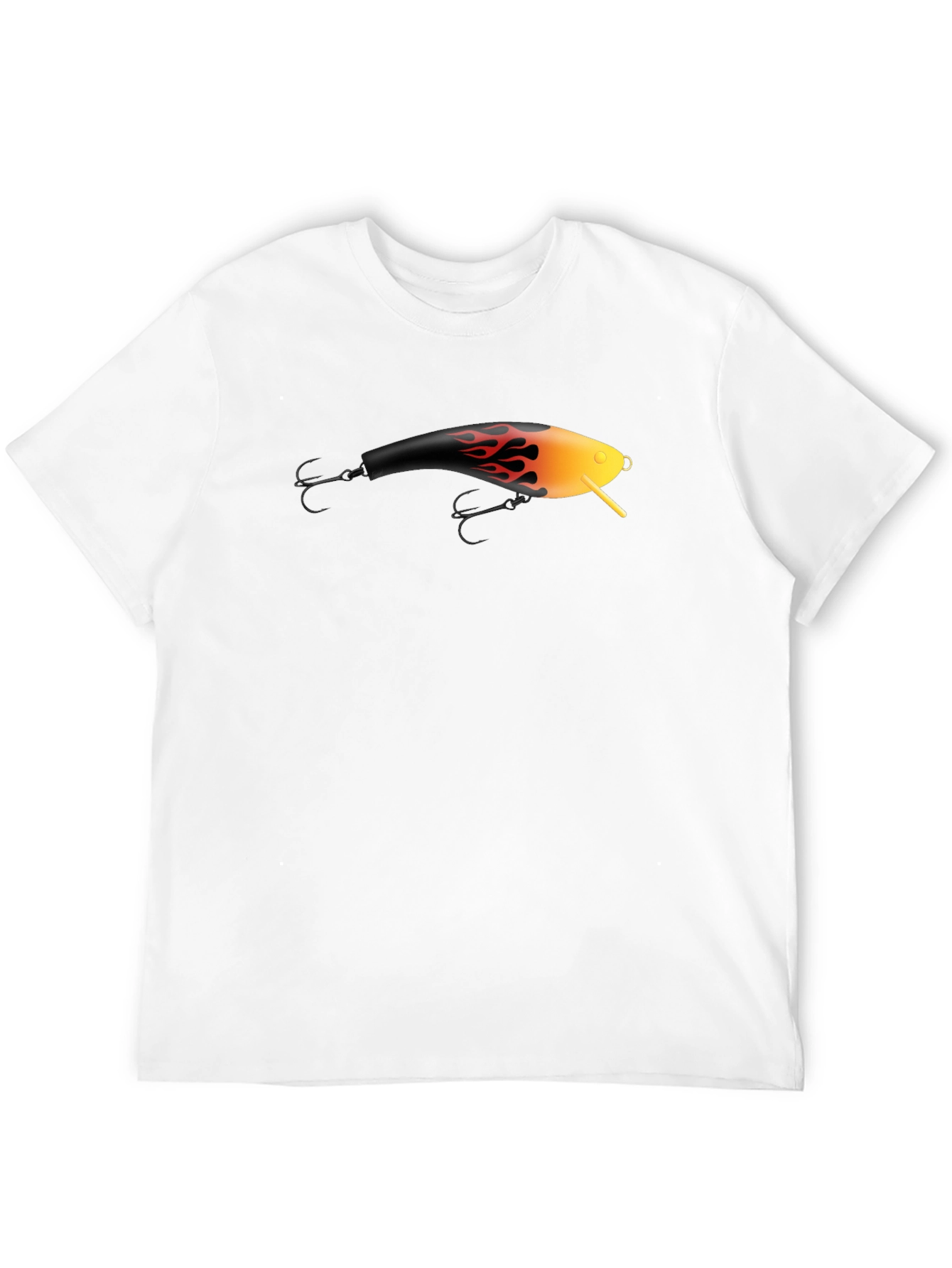Fishing Lure Graphic Tee - Black T-Shirt