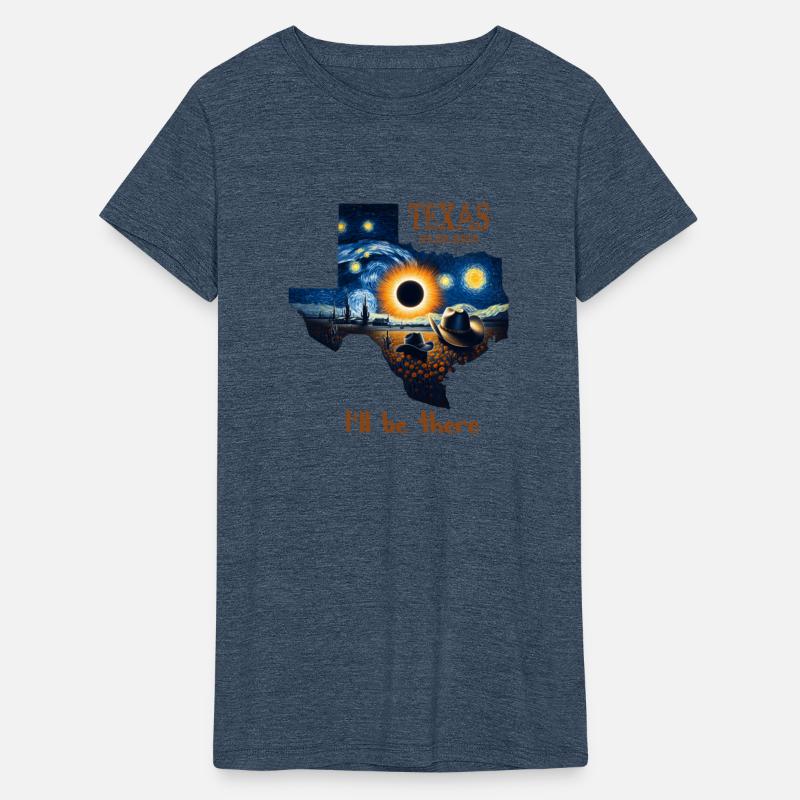 Texas Solar Eclipse I'll Be There Cowboy Style