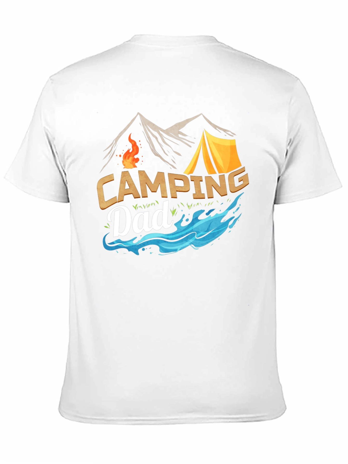 Camping Dad Graphic Tee - Outdoor Adventure Shirt