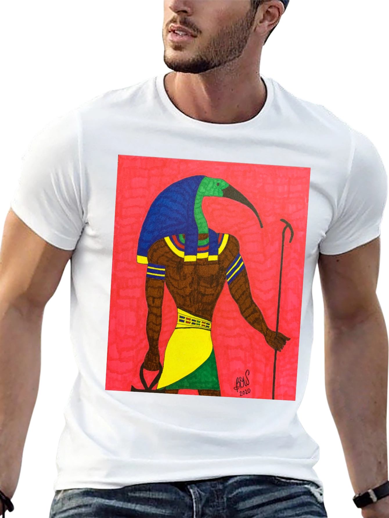 Thoth Egyptian God Graphic T-Shirt
