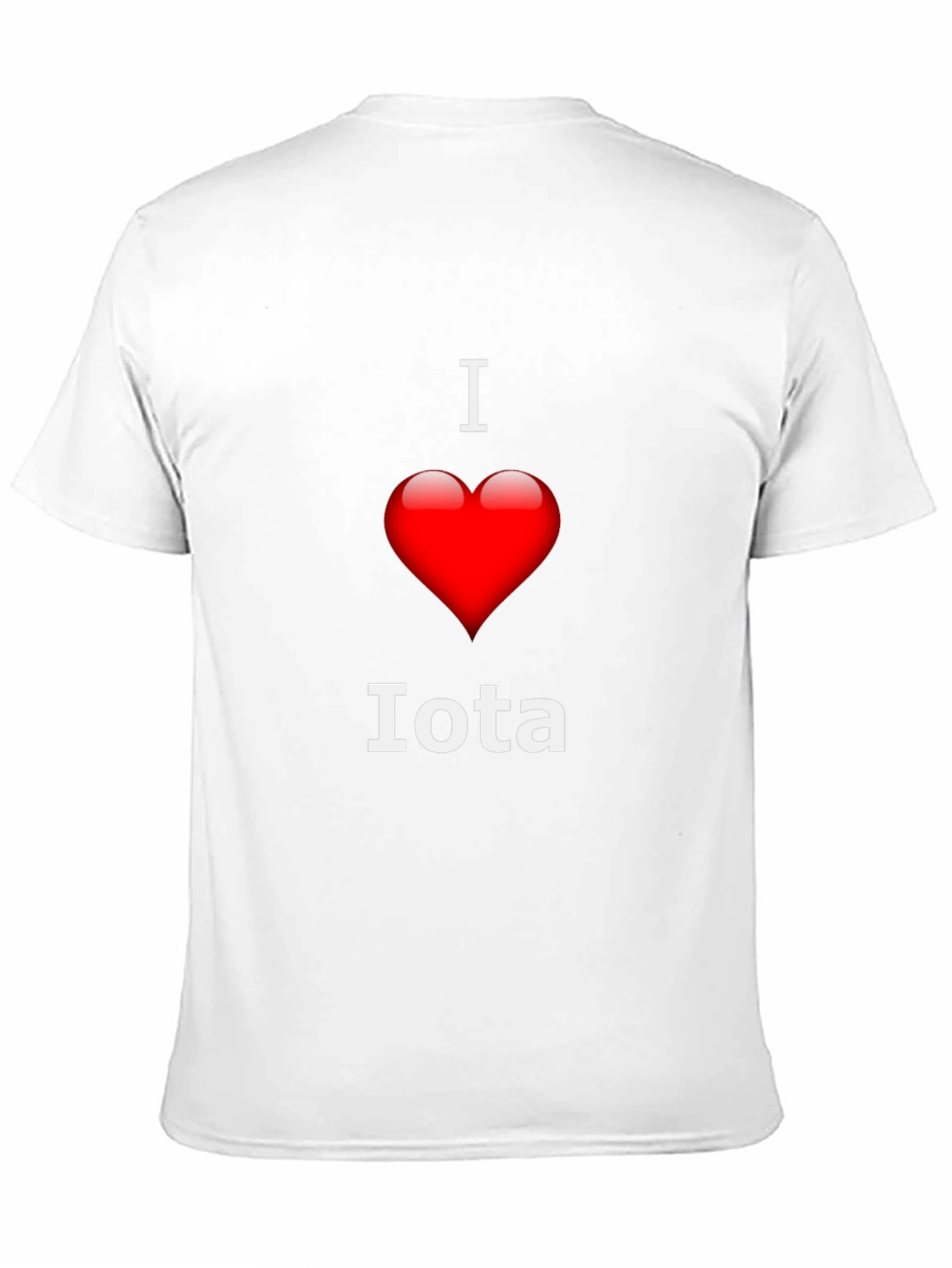 I Love Iota T-Shirt Black