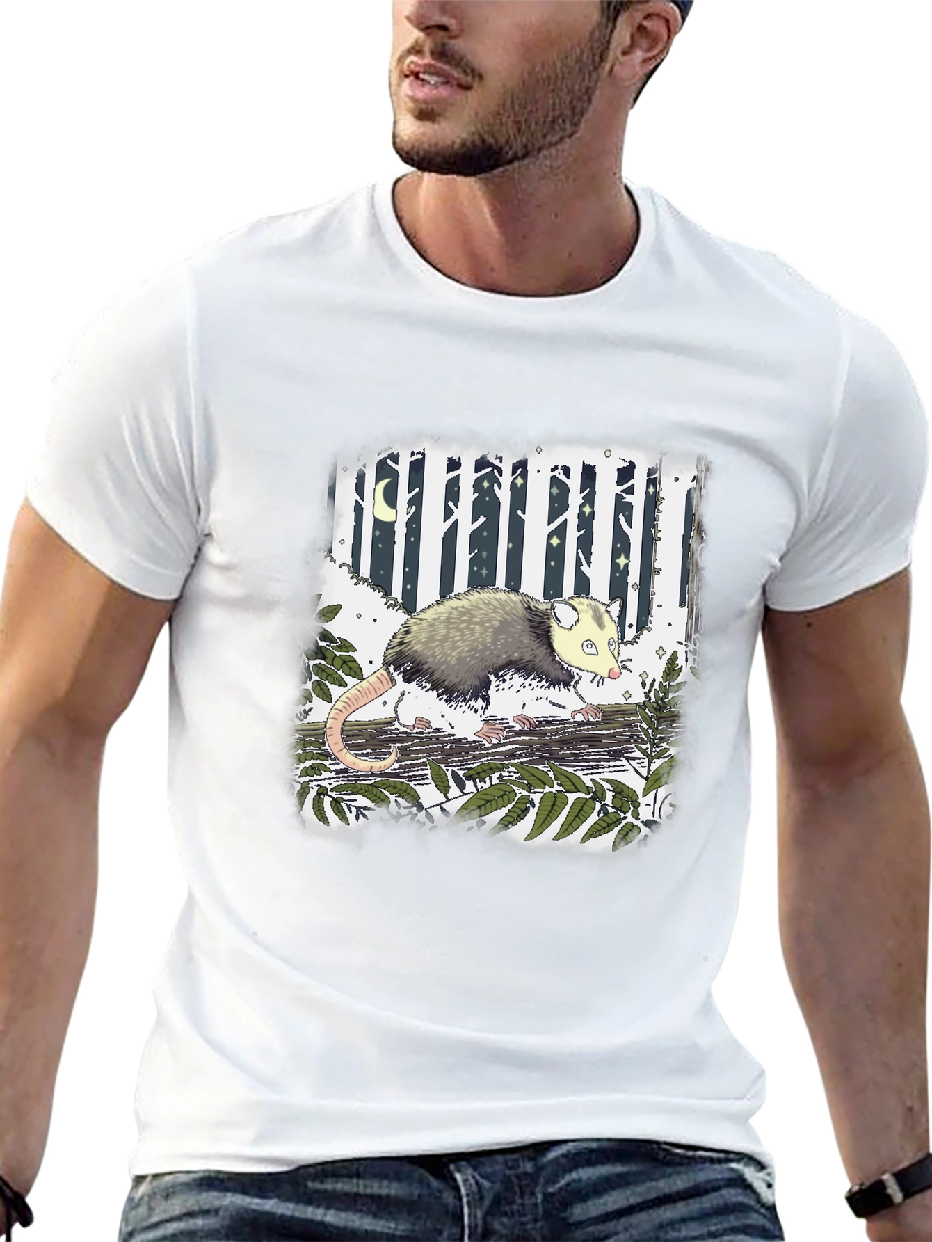 Opossum in Forest T-Shirt