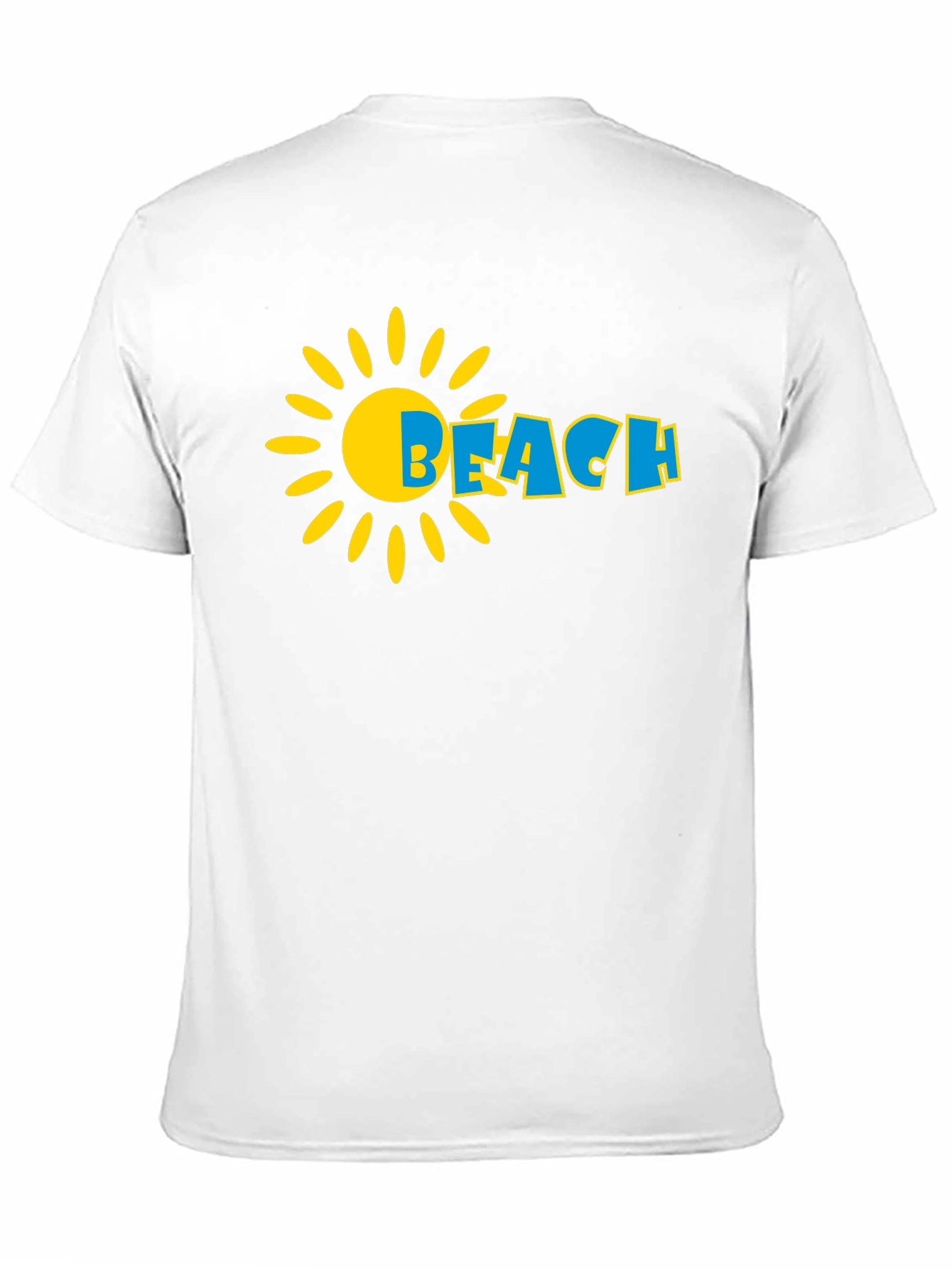 Beach Sun Graphic Black T-Shirt